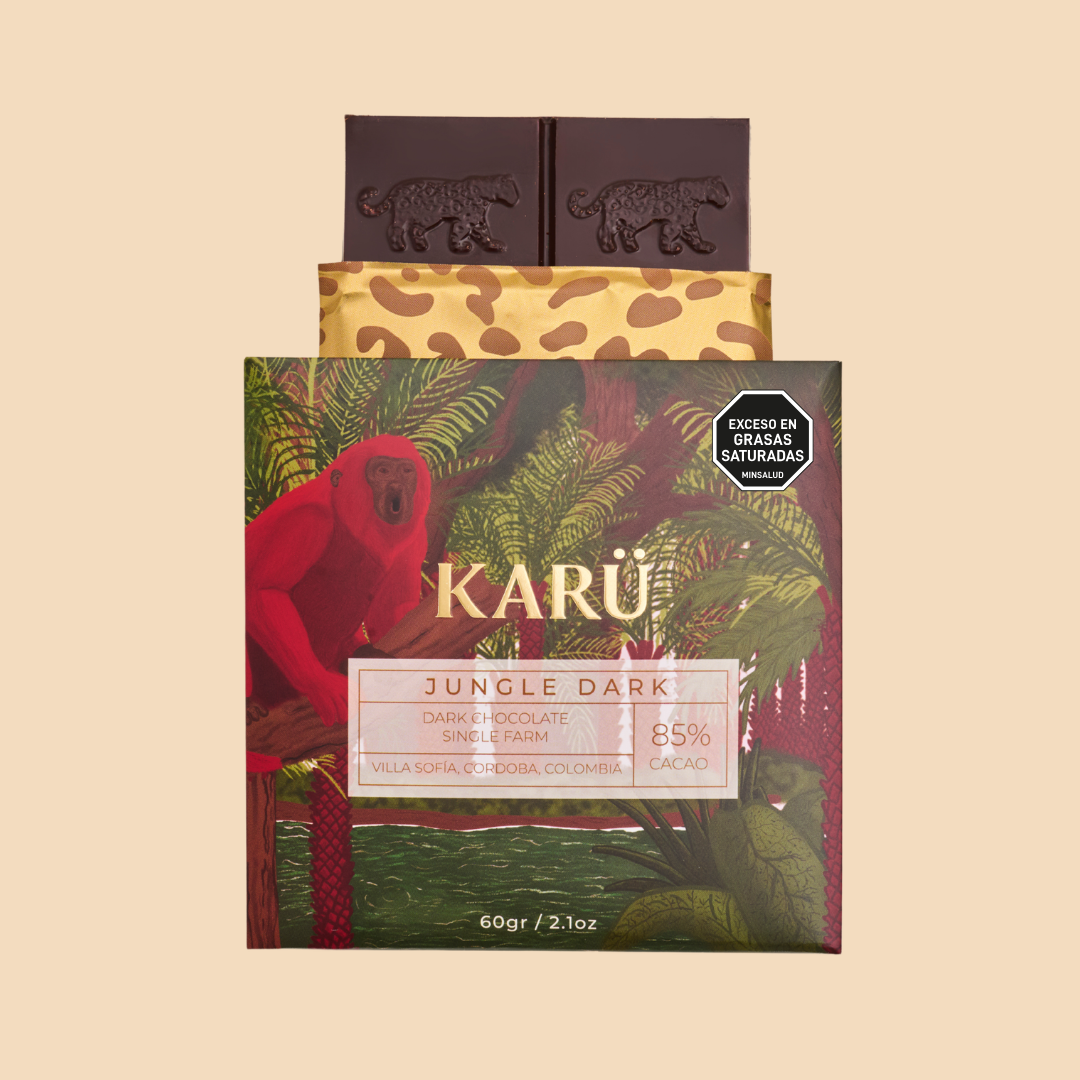 Chocolate Karü Jungle Dark, chocolate oscuro 85% de Córdoba